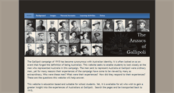 Desktop Screenshot of anzacsofgallipoli.com