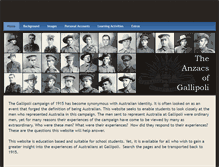 Tablet Screenshot of anzacsofgallipoli.com